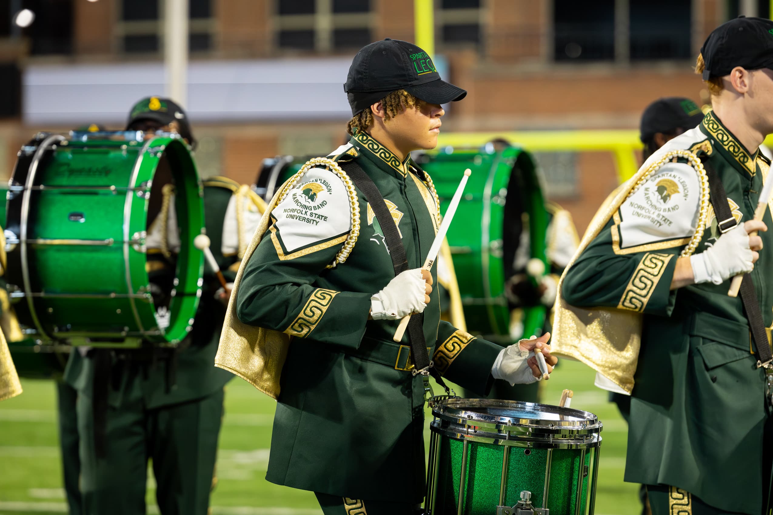 Drumline action shot